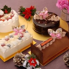 decor, Christmas, different, Tastes, cakes