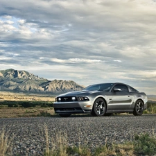 Ford, Way, Desert, Mustang