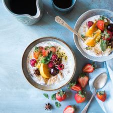 Fruits, raspberries, desserts, strawberries