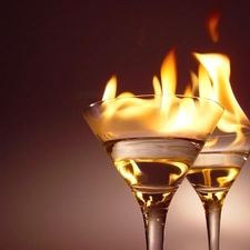 burning, drinks