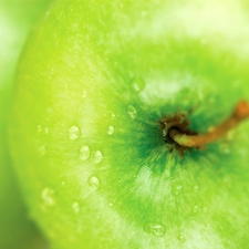 green ones, tail, drops, Apple