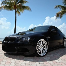 Black, BMW E90