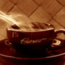 Espresso, Steaming, cup