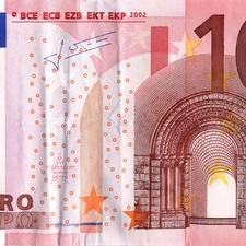 Euro, note, ten