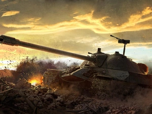 tank, Explosions, Piles, IS-7