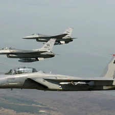 Sky, Fighters, F-16