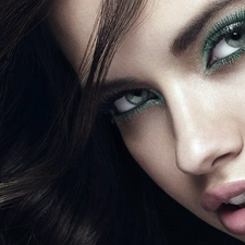 make-up, Adriana Lima, face