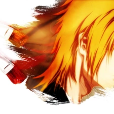 Brushes, ichigo kurosaki, face