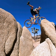 feats, Biking, Mountains, extreme, a man