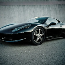 Black, Ferrari 458 Italia