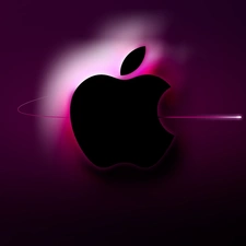 fiber, Apple, logo