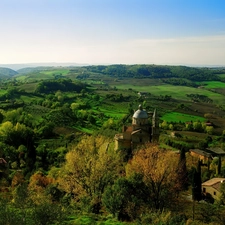 field, Italy, Monument