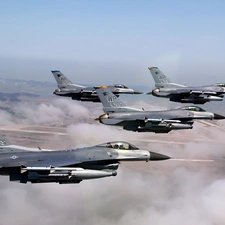 F-16, squadron, fighter