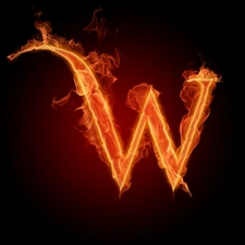 letter, Flames, fire, ##