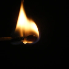 Match, flame