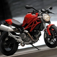 Ducati Monster 696, footer