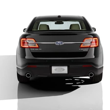 Back, Black, Ford Taurus