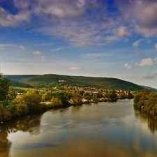 River, forest