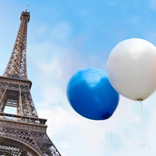 Balloons, Eiffla Tower, France