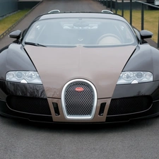 Bugatti Veyron, Brown, Front