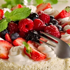 fruity, dessert, Cake
