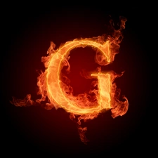 G, Fire, letter