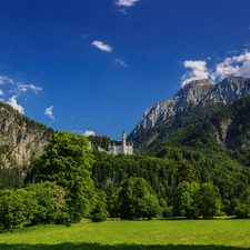 Castle, Bavaria, Germany, Neuschwanstein