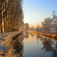 Germany, River, Niers