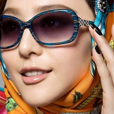 Glasses, rapprochement, Fan, Bingbing, actress