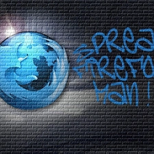 Graffiti, FireFox, logo
