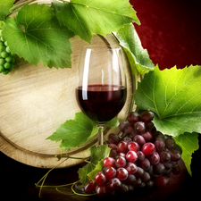 barrel, Wines, grape, wine glass