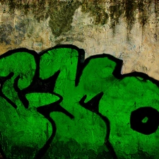 green ones, Graffiti