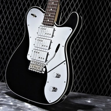 Guitar, black, White