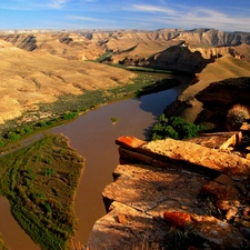 Gulf, canyon, rocks