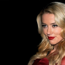 Amber Heard, Blond, Hair, Smile