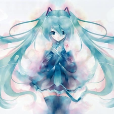 Miku, Hair