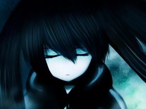 Black Rock Shooter, girl, Hair, Anime