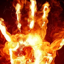 Burning, hand