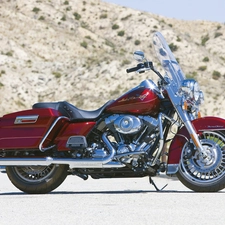 claret, Harley Davidson Road King