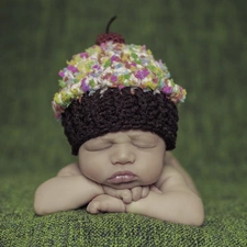 Sleeping, Hat, hosiery, Baby