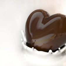 chocolate, Heart