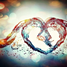 water, Heart