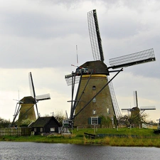 heirdom, Unesco, Netherlands, Kinderdijk, Windmills