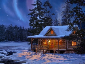 Home, picture, winter