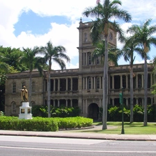 The Supreme Court, The United States, Palms, Human, Monument, Honolulu