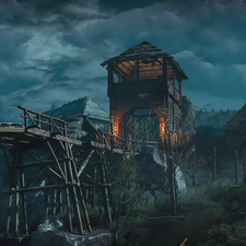 Wooden, The Witcher 3 Wild Hunt, Geralt of Rivia, Horse, tower, bridge