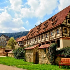 Baden, Blaubeuren, Hotel hall, Württemberg