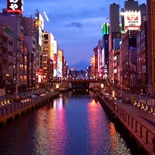 canal, Houses