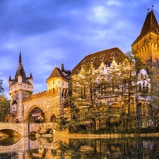 Castle, Budapest, Hungary, Vajdahunyad