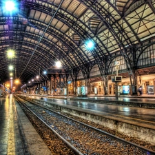 Italy, station, Milan